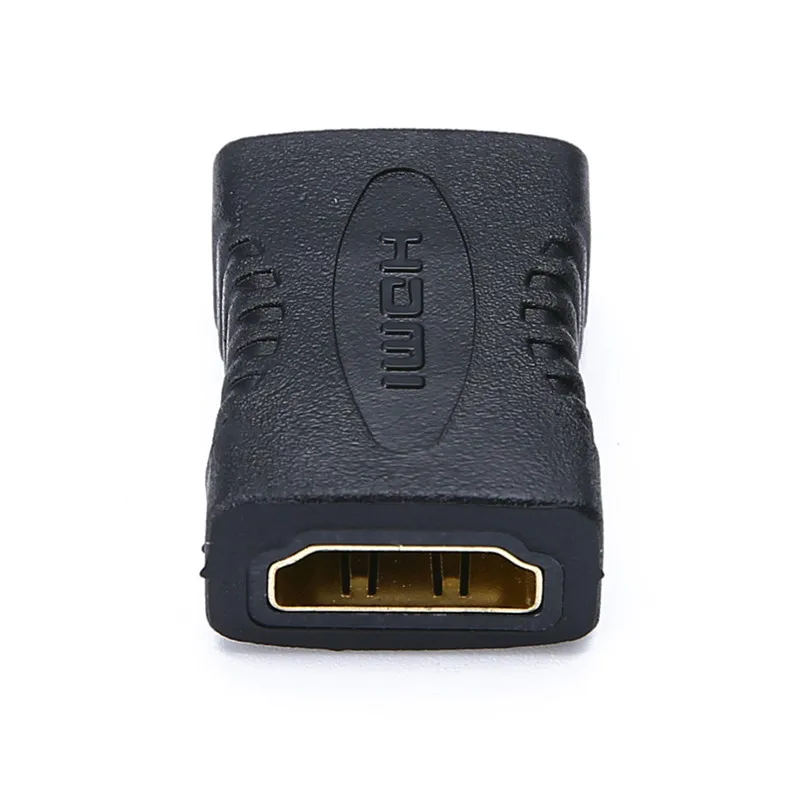 2019 новый высококачественный черный HDMI Женский к гнездовой соединитель