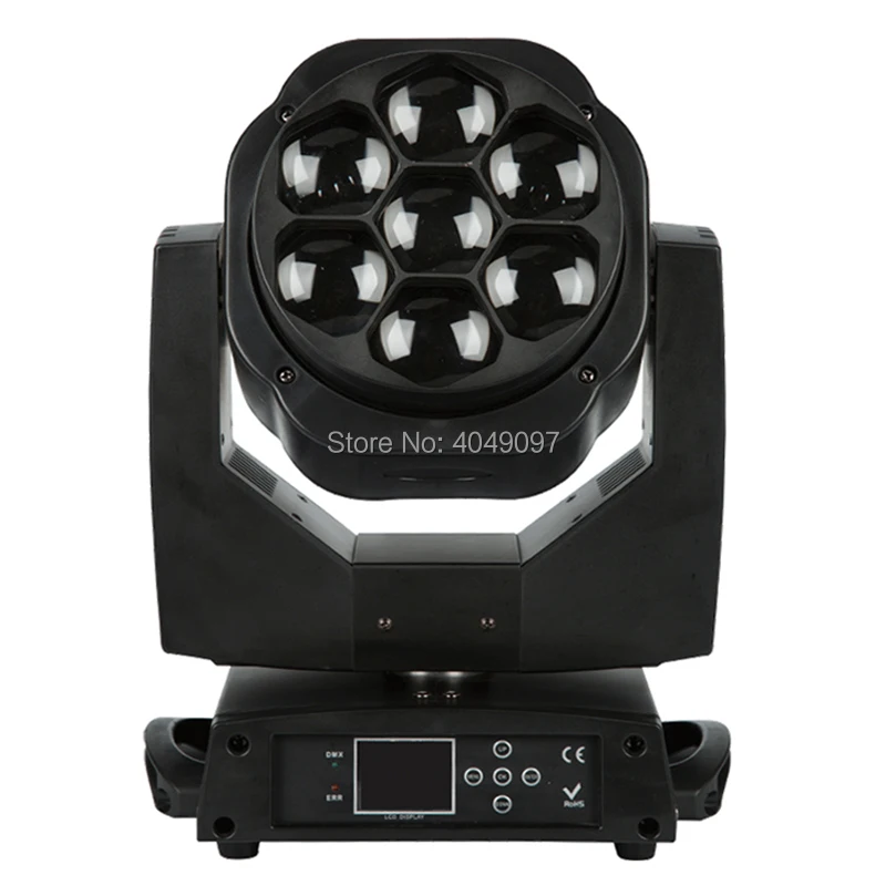 2 шт./лот новинка 7x15 Вт RGBW Led Mini Bee Eye движущаяся голова профессиональный свет для