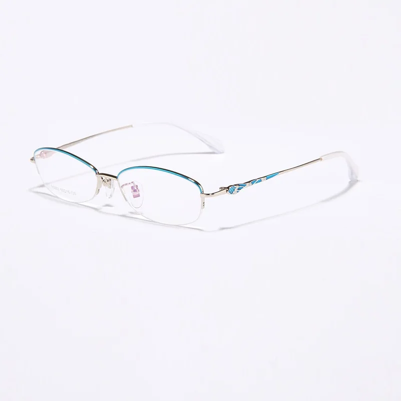 

W-135Titanium frame women brand eyeglasses frame temperament thin face female computer goggle myopia degree glasses eyewear