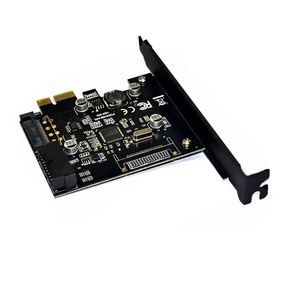 Aerofara USB3.0 расширения PCI-E карта адаптера PCI-E USB3.0 контроллер-концентратор адаптера Поддержка UASP для Windows Vista портативных ПК
