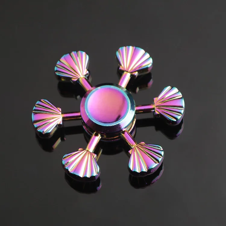 ZH 1 шт. Новый палец гироскопа пять листьев Красочные декомпрессии игрушка Топ