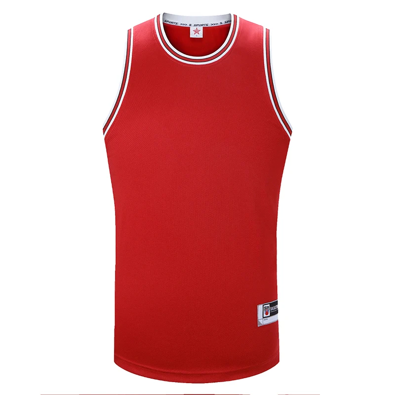 SANHENG Мужская баскетбольная Джерси для соревнований быстросохнущие Топы дышащая