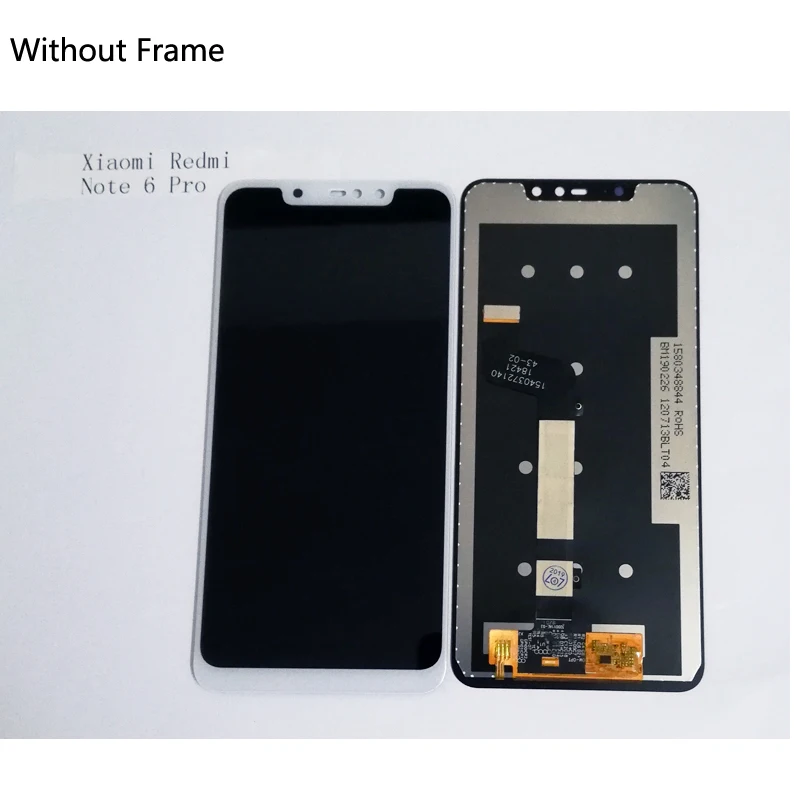 AAA+ для Xiaomi Redmi Note 6 Pro, ЖК-дисплей, сенсорный экран в сборе, ЖК-дигитайзер, запчасти для сенсорного экрана+ 10 точек касания, глобальная версия