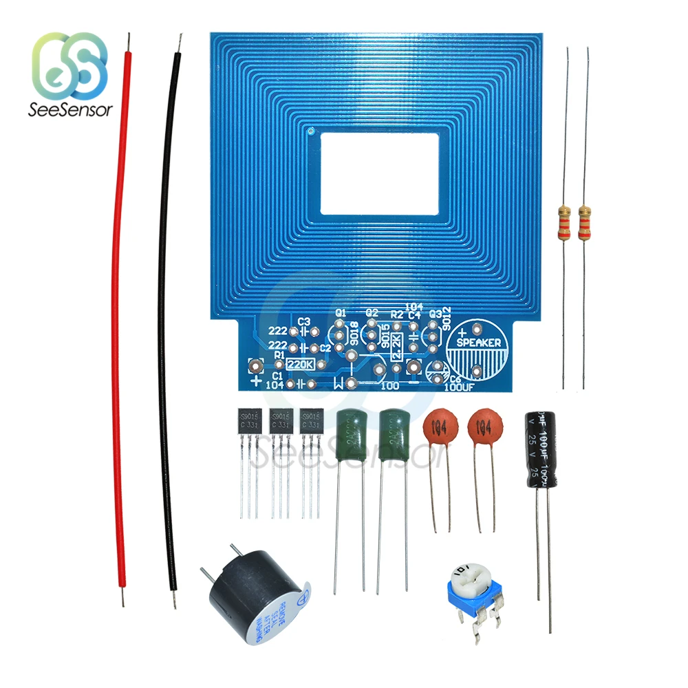 DC 3 V-5 V металлоискатель DIY Kit электронный комплект Бесконтактный модуль датчика DIY электронная часть