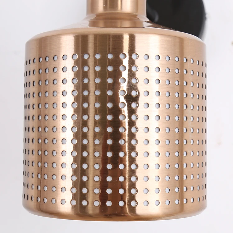 Nordic iron hollowed wall lamp personality Hotel tea building headroom dining room | Лампы и освещение