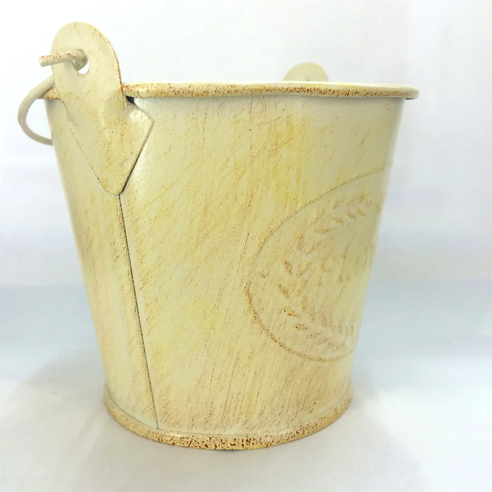 Контейнер украшение круглая Ванна винтажная железная офисная Балконная садовая