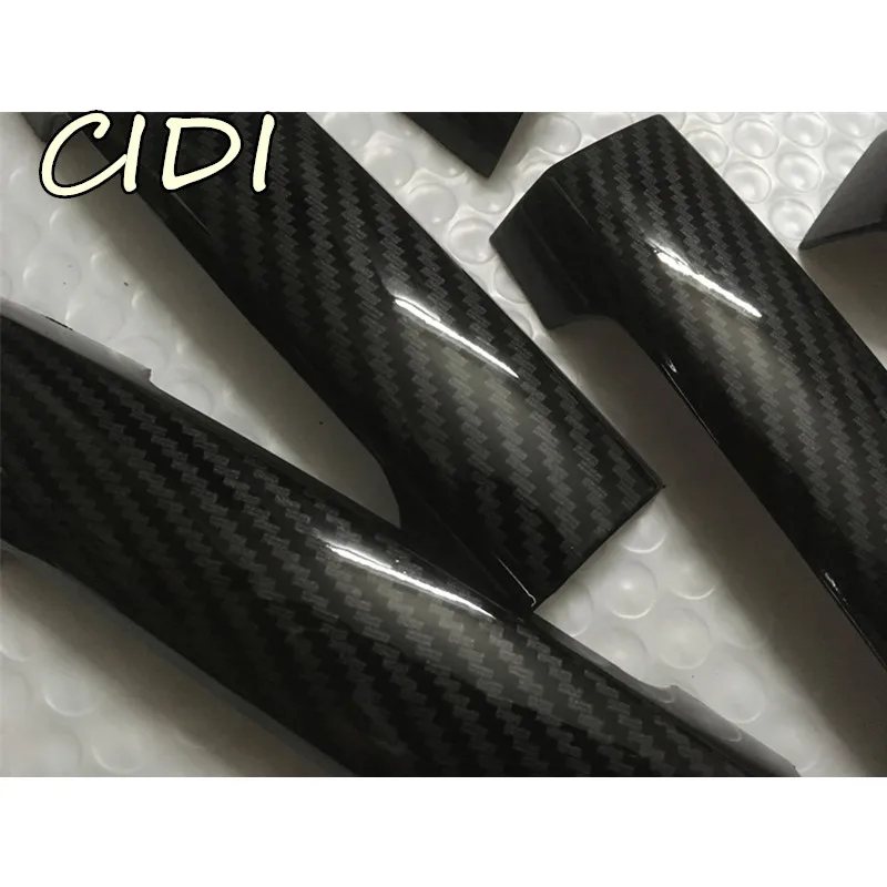 ABS углеродного волокна ручка для входной двери Накладка комплект Toyota Camry corolla