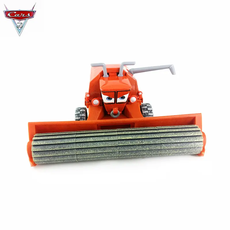 1:55 Disney Pixar с рисунками из мультфильма Тачки 2 комбайн Frank трактор Lightning Mcqueen детская