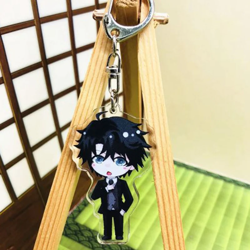 5 стилей акриловый брелок Аниме Мистик мессенджер Yoosung Jumin неизвестный дзен прозрачный двухсторонний брелок 55 мм
