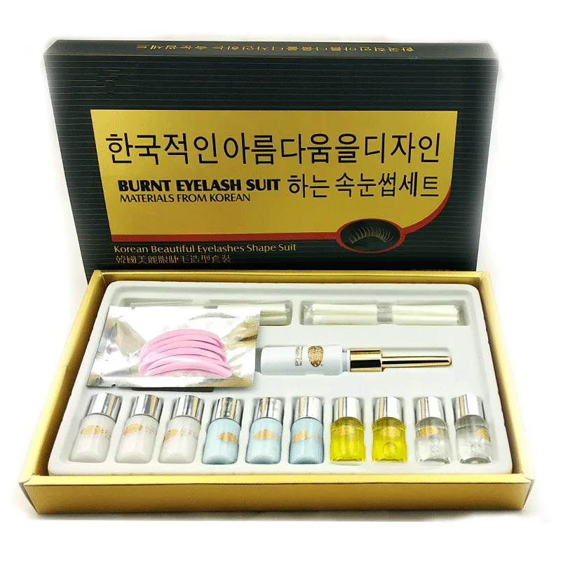 2 комплекта горячая Распродажа подтяжка для ресниц комплект Пермь из Кореи