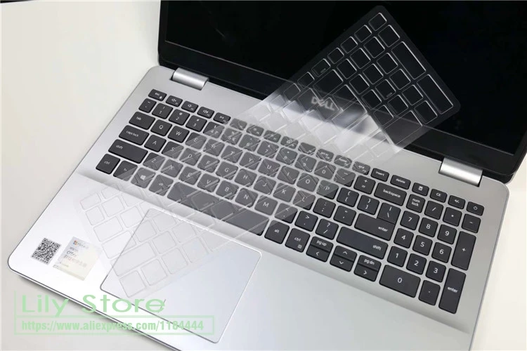 Пленка для клавиатуры из ТПУ кожи протектор для 15," Dell Inspiron 15 5584 ноутбук компьютер