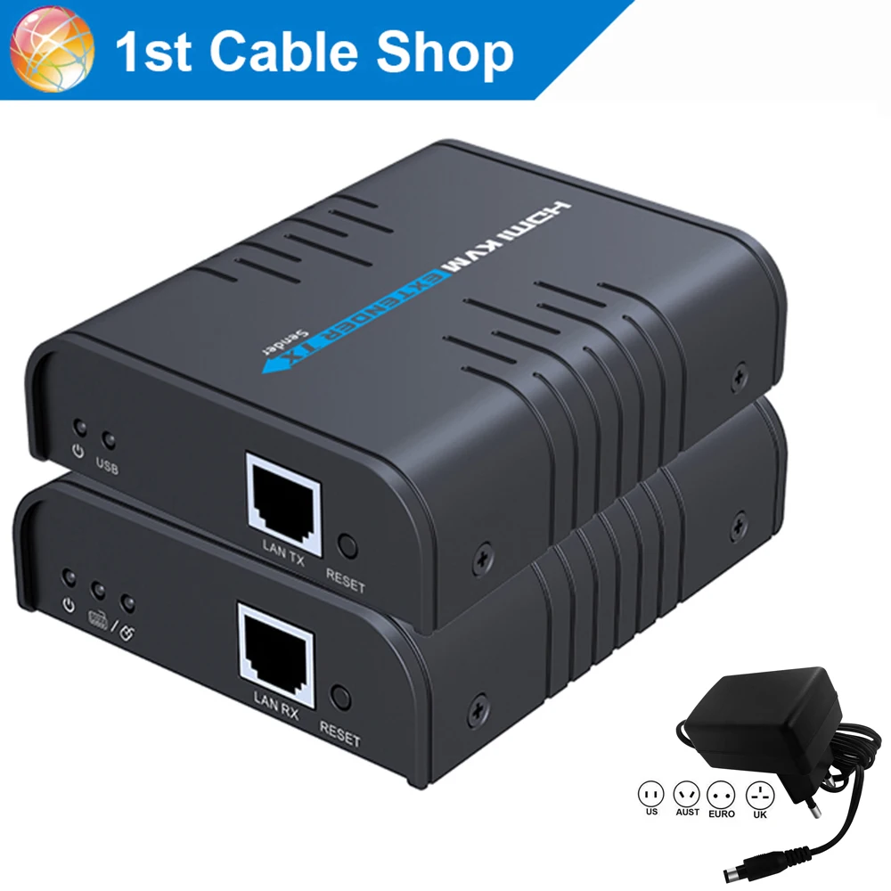 LKV373KVM USB HDMI KVM удлинитель по IP cat5e/6 кабель до 120 м(один Отправитель к N приемникам