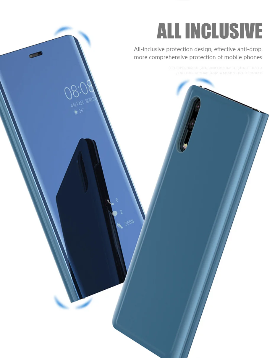 Smart Sleep; глянцевые женские кожаные чехол для samsung Galaxy A50 A30 A10 A20 A40 A70 A80 A90 A7 A6 A8 плюс A9 A8S M10 M20 M30 чехол