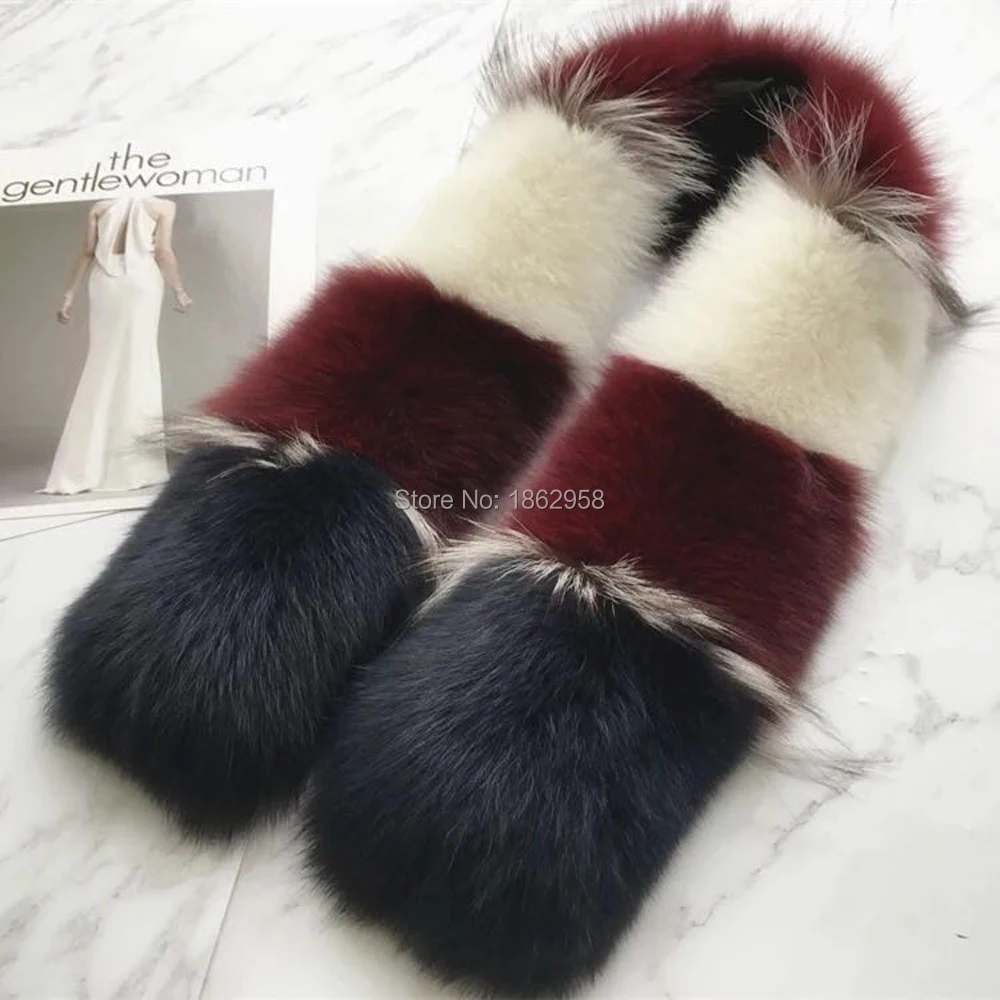 China Post Air Mail Free Shipping SJ101 Best Sell Top Quality New Arrival 2019 Women Fox Fur Scarf from |