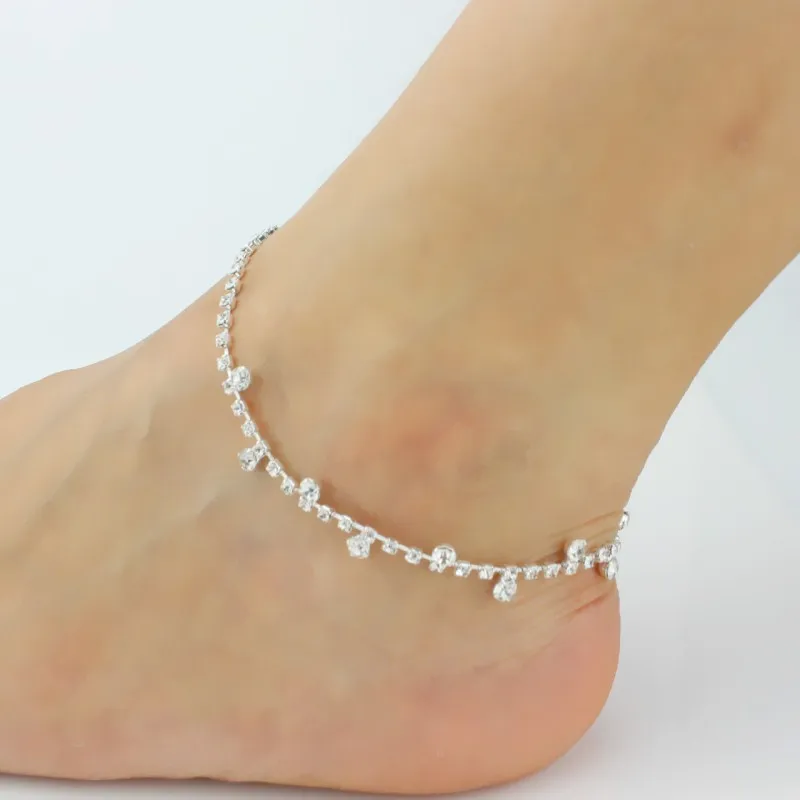 L189 Bijoux новые мужские Панк Boho Beach Love Girl посеребренные циркониевые хрустальные