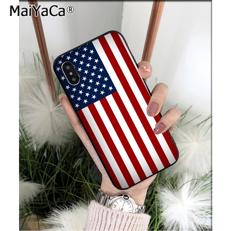 MaiYaCa США Америка Канада Мексика Флаг клиента высокое качество чехол для телефона для Apple iPhone 8 7 6 6S Plus X XS MAX 5 5S SE XR крышка
