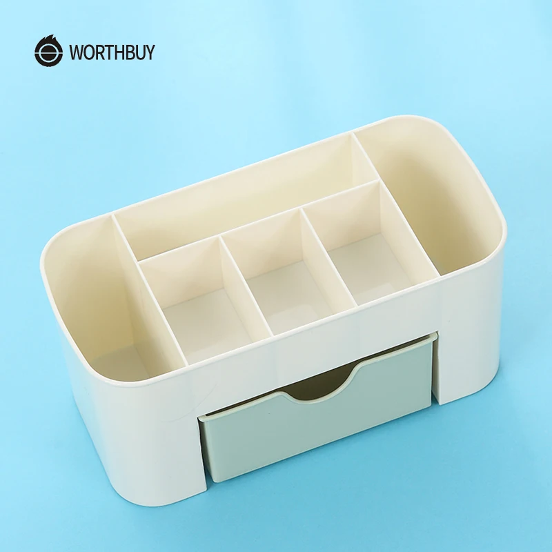 WORTHBUY многофункциональная Косметическая пластиковая коробка для органайзера