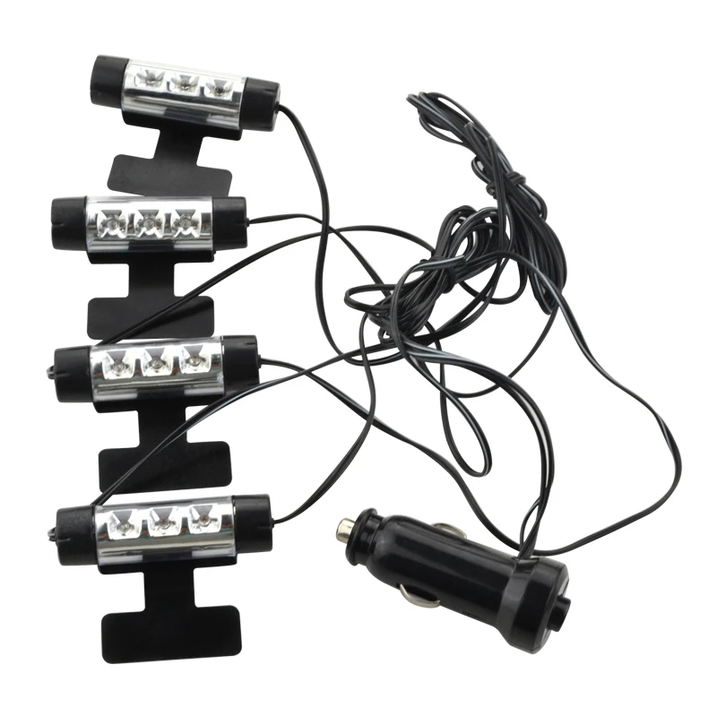 SPEEDWOW 12 V Синий светодиодный автомобильный зарядный свечение декоративная