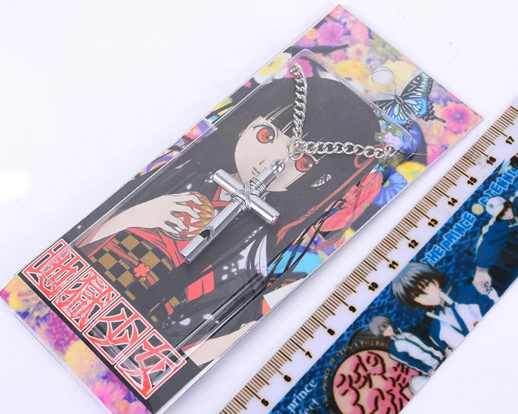 Аниме HELL GIRL Enma Ai крест металлический кулон Косплей Высокое качество Ожерелье