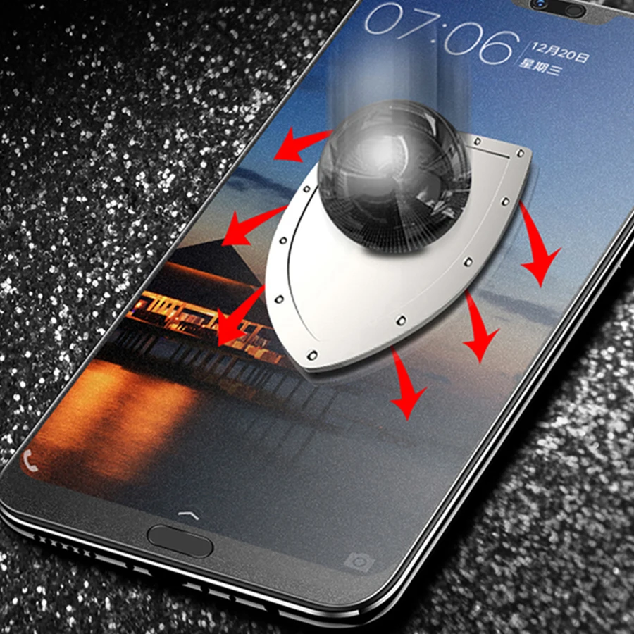 Для Meizu Pro 7 Plus Премиум Анти отпечатки пальцев водостойкий матовый Закаленное