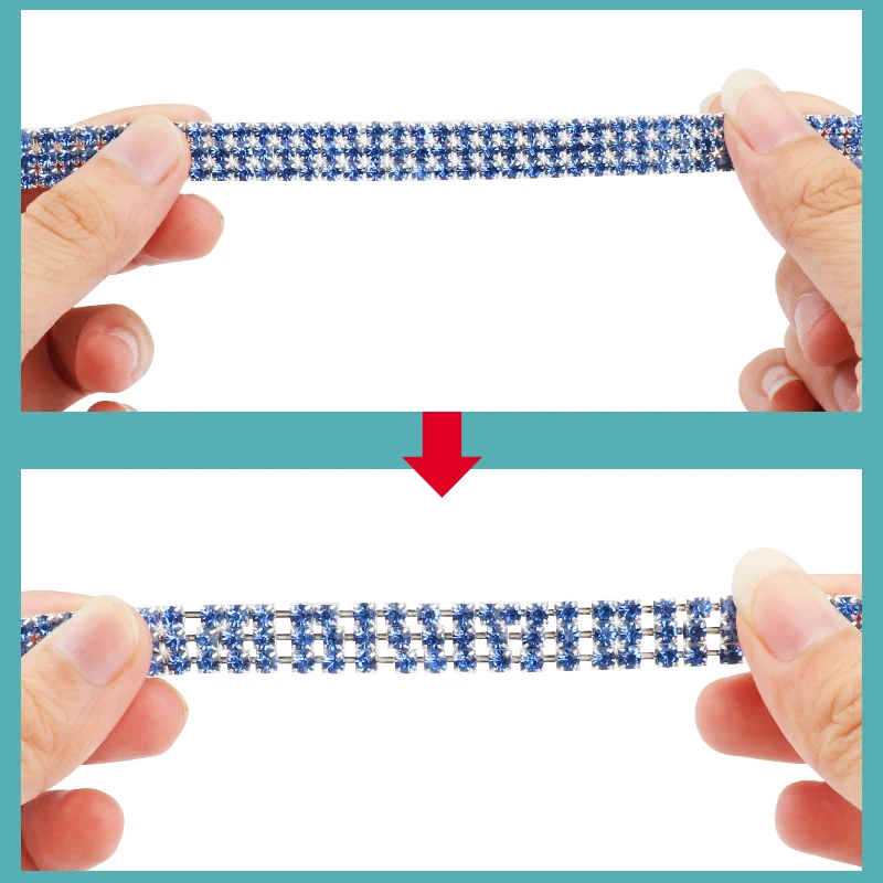 Прекрасный тег кошачьи ошейники Bling Стразы питомец с кристаллами Цепочки и