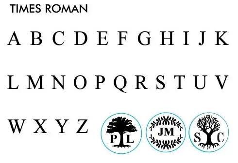 Персонализированная монограмма 2-оригинальная Стандартная печать 1 &quotDie- #145 Laurel