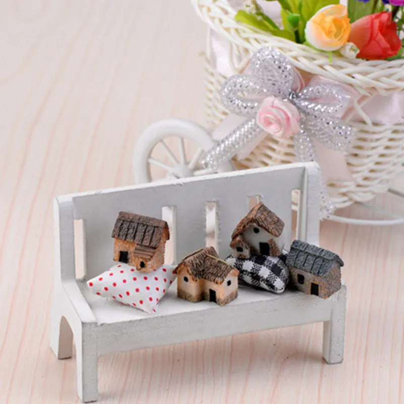 1 шт дом Горячая ремесло домашнее украшение микро Ландшафтный миниатюрный мини Винтажное украшение сада популярное искусственное