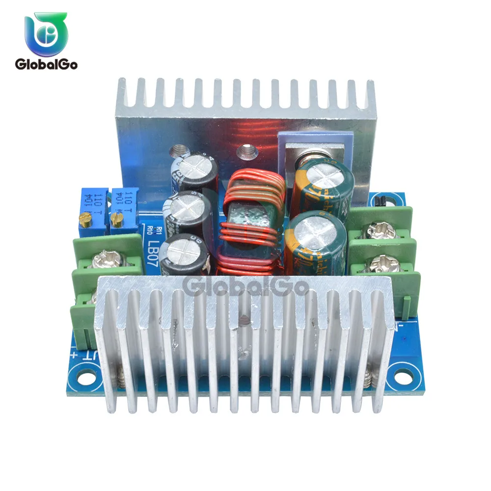 DC Мощность понижающий преобразователь модуль 300 W 20A 9A 6 V 40 до 1 2 36 постоянный ток