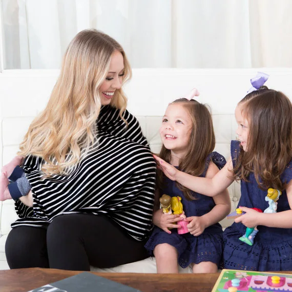 Грудное вскармливание крышка с длинным рукавом многофункциональная одежда в полоску Bandelet Детские младенческой Уход Cover Up фартук шаль накидка D29 10