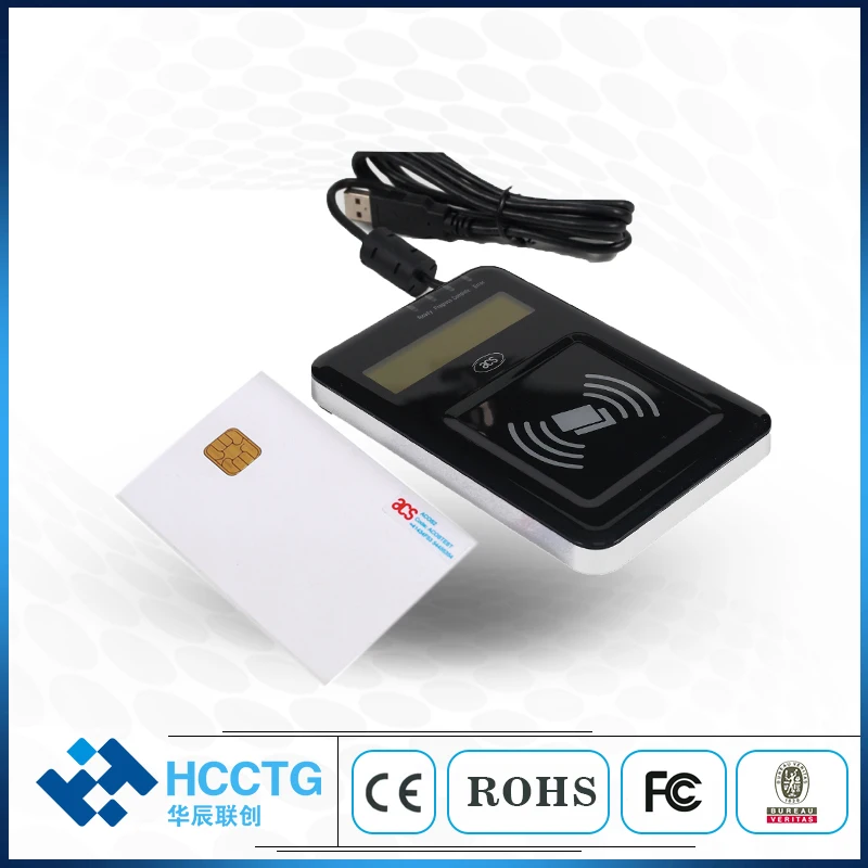 Визуальная Точка продаж ACS Программируемый USB NFC Бесконтактный кард ридер