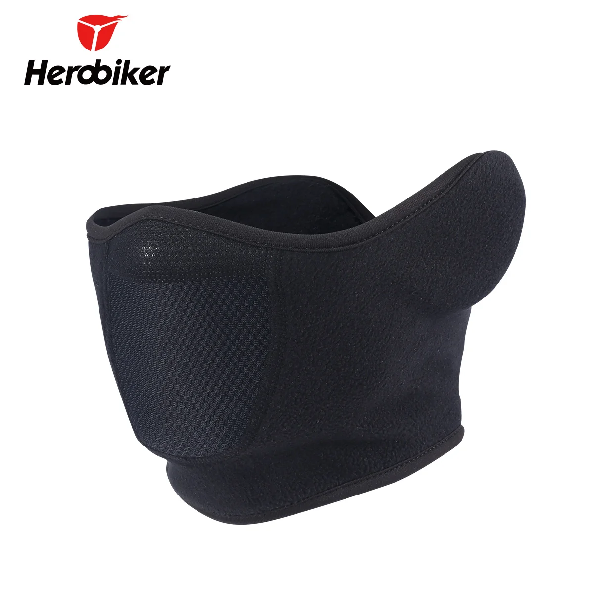 HEROBIKER черная мотоциклетная маска для лица мото осенне зимняя Лыжная сноуборда
