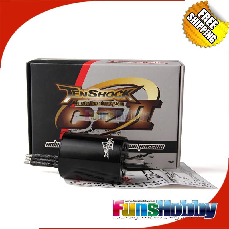 Tenshock 6-полюсный бесщеточный двигатель CZ2230 Cod.TS-CZII 2230 | Игрушки и хобби