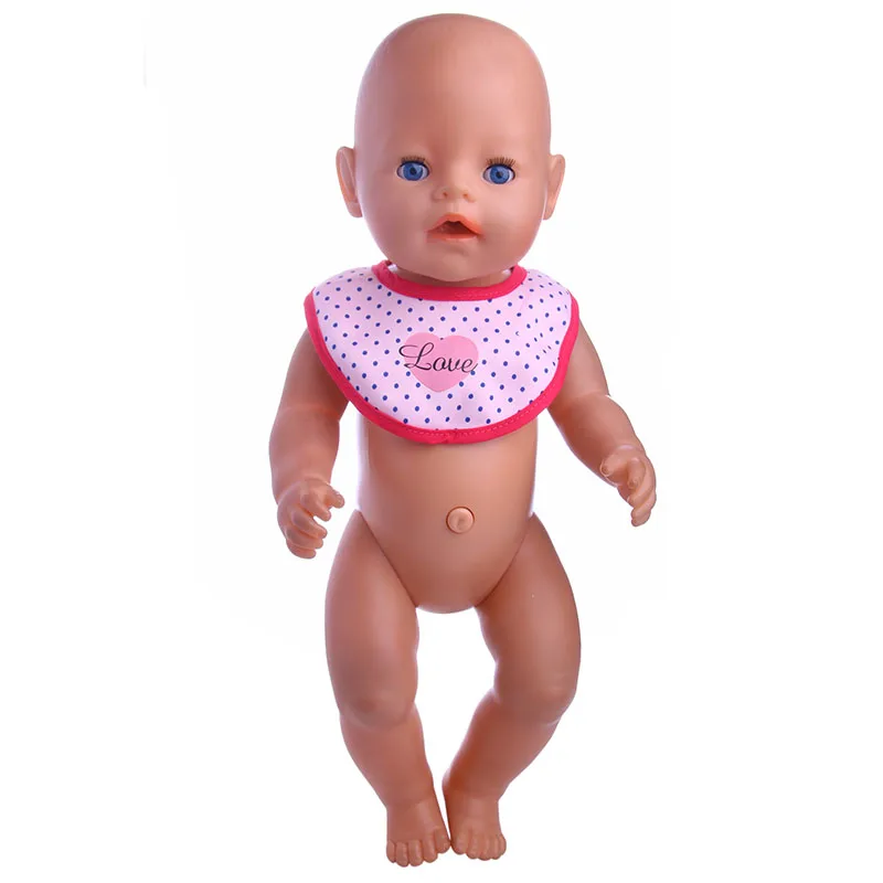 LUCKDOLL высококачественный нагрудник размером 18 дюймов американский 43 см Детская