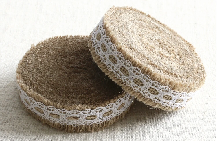 Свадебное украшение кружевной джутовый букет аксессуары оплетка Hessian краны для