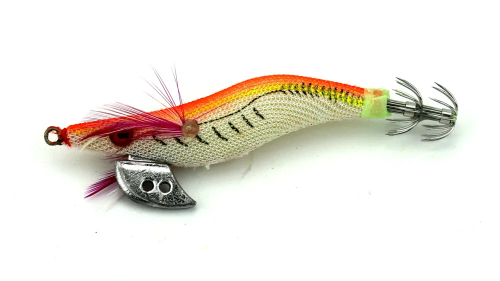 1 шт. 8 см светящийся джиг приманки Рыболовные креветки со светящимся