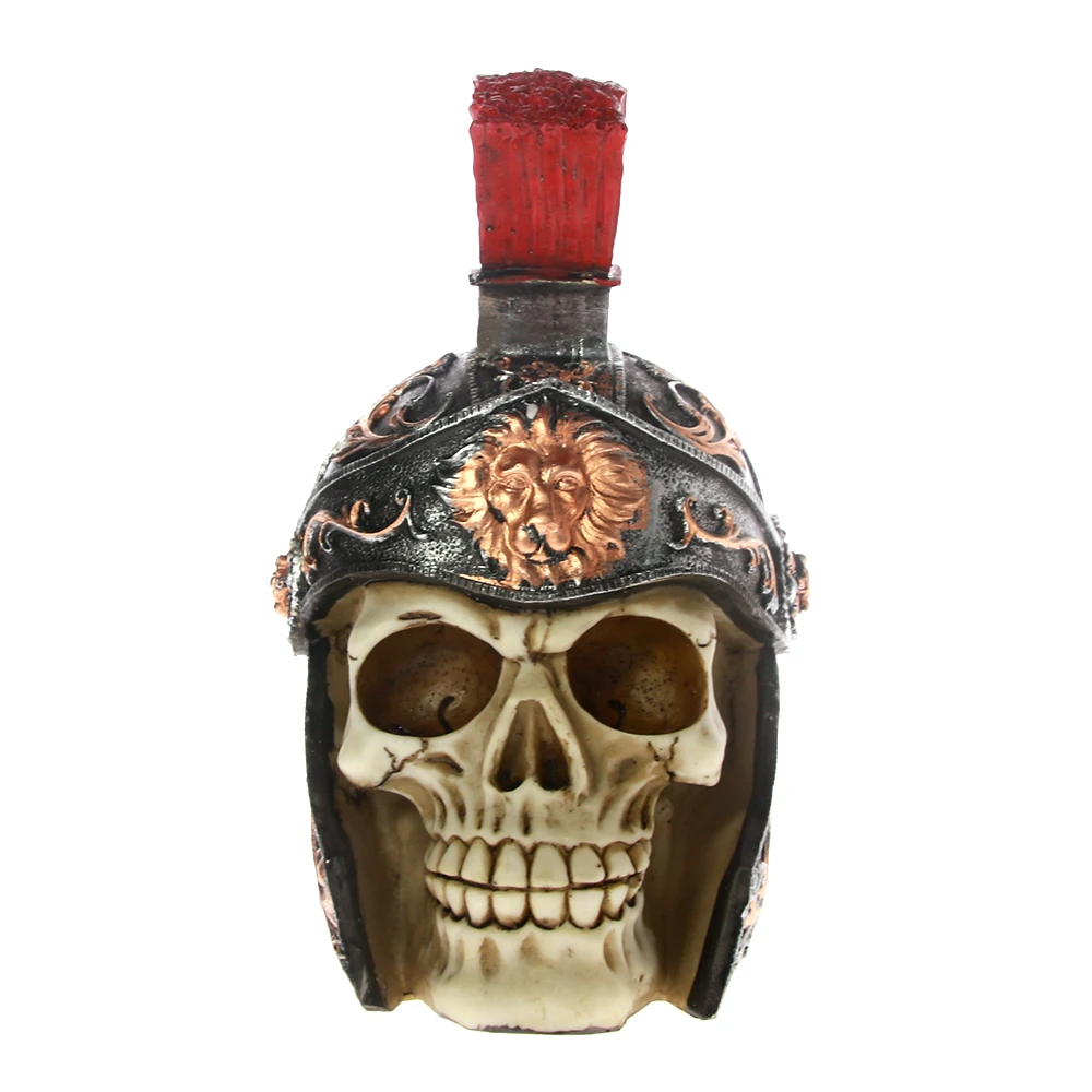 Древний рим центурионы скульптура черепа украшение стола Caesar General Lion римская