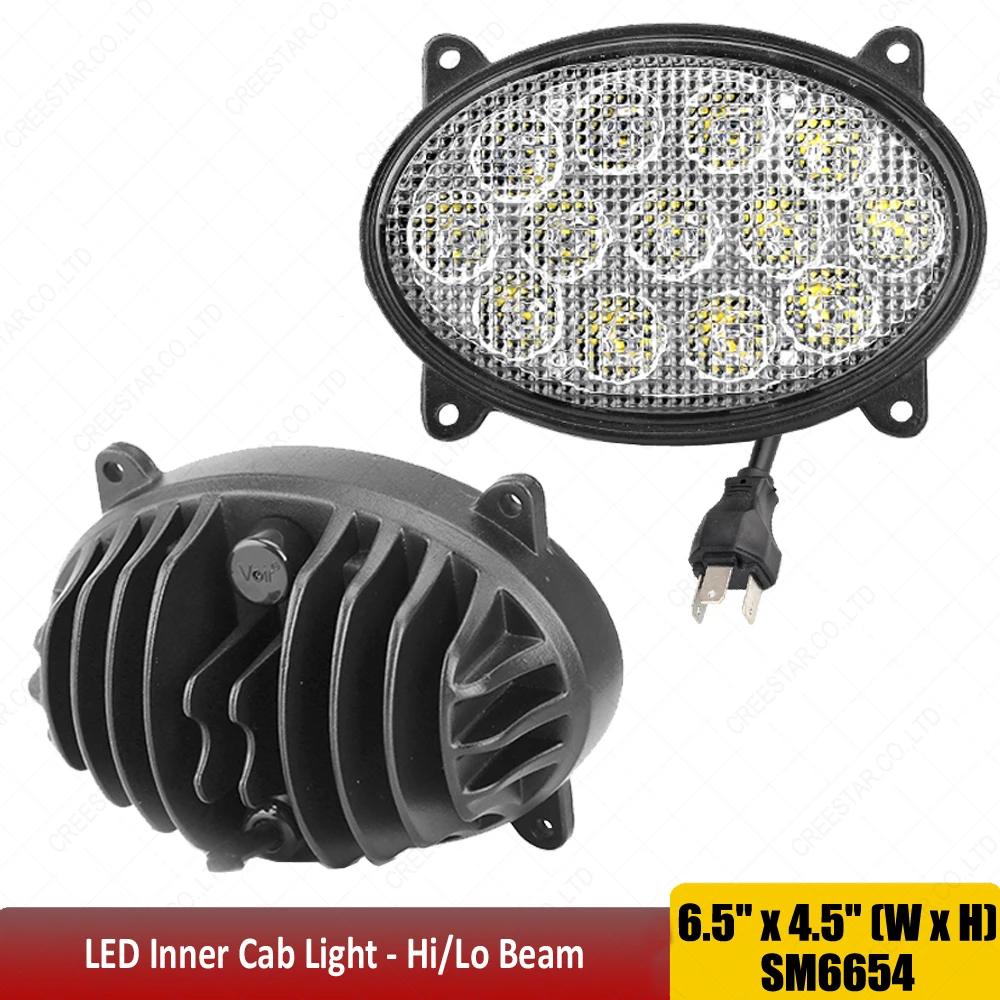 X2PCS для CASE IH 5088 6088 7088 7120 7130 7230 8010 8120 9120 9130 9230 RE260102 RE173600 RE181963 65W светодиодные