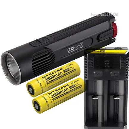EC4S NL1835 I2 NITECORE EC4S Handheld Searchlight Flashlight CREE XHP50 LED max 2150 lumen beam distance 280 meter outdoor tactical torch - Испускаемый цвет: EC4S NL1835 I2