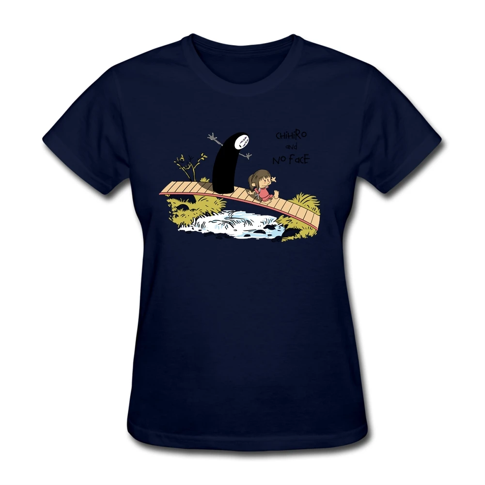 Женская футболка с круглым вырезом без лица|no face|friendship shirtwomen t-shirt |