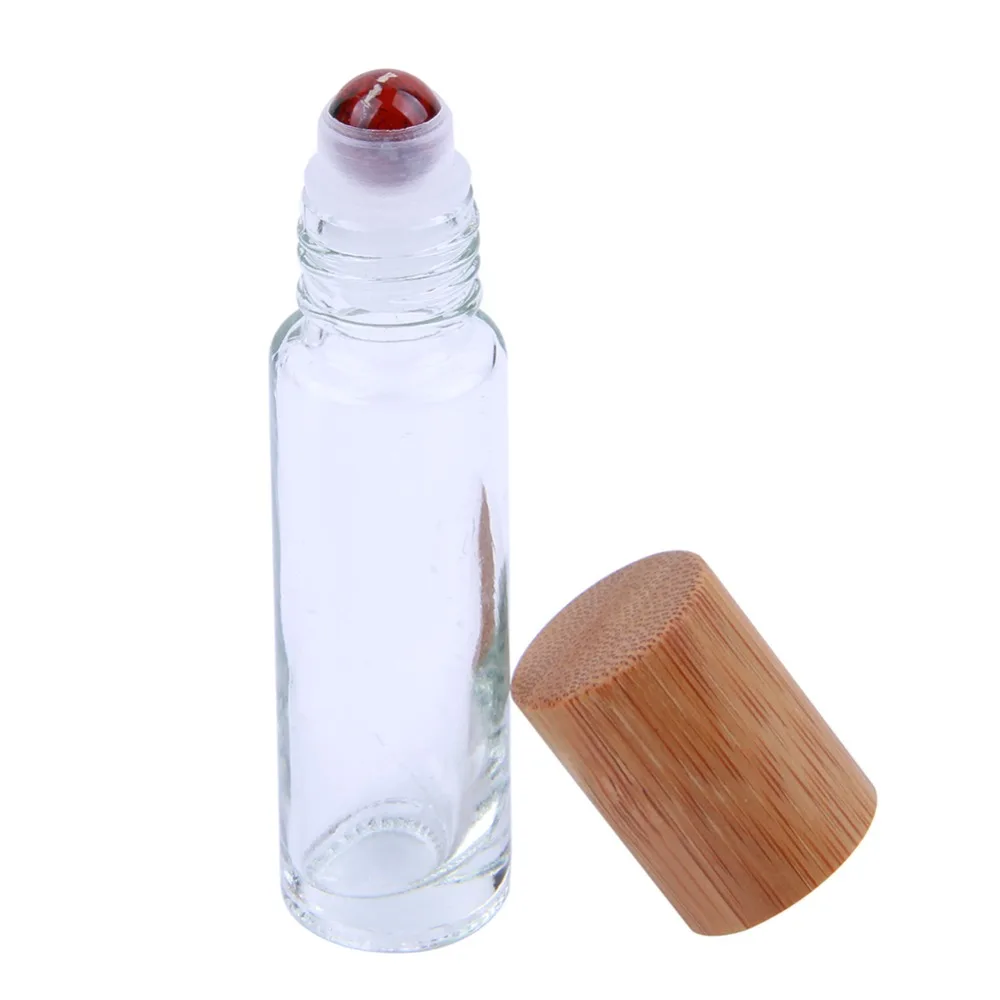 1 шт. натуральные хрустальные шариковые стеклянные бутылки эфирного масла с