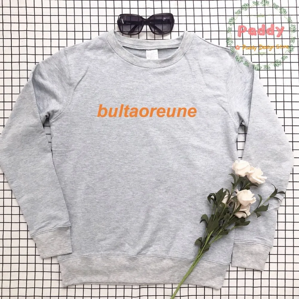 Пуловер Bultaoreune KPOP уличная одежда свитшоты для женщин женский топ пуловеры с
