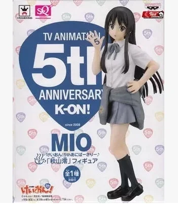 Более сильный K-ON 5-й юбилей мультфильм Акияма Мио 1/8 масштаб рисунок 18 см | Игрушки