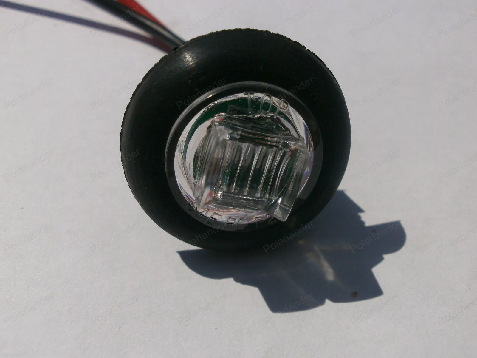 DC24V/ 12V Круглый 3 СВЕТОДИОДНЫЙ грузовик прицеп автобус боковой габаритный