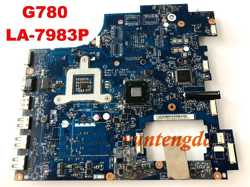 Оригинальная материнская плата для Lenovo G780 QIWG7 LA 7983P SLJ8E протестированные хорошие