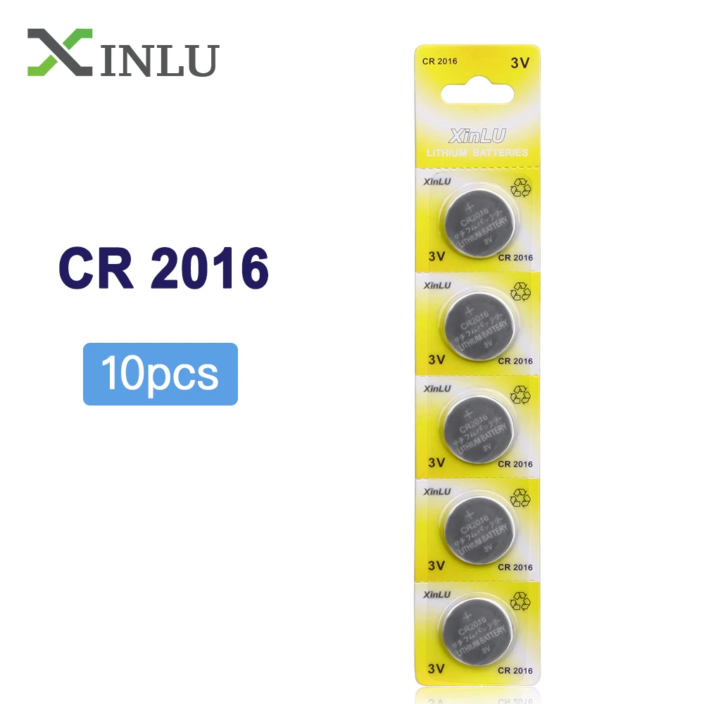 10 штук CR2016 батарейки плоские круглые для часов|coin battery|button cell batterycell batteries |