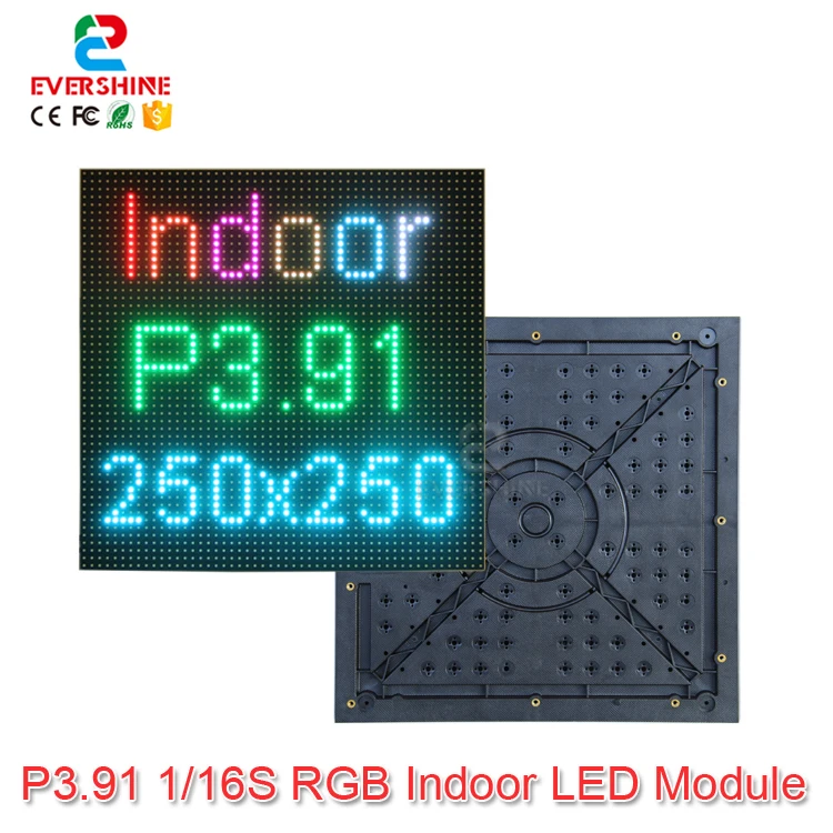 Видеостена P3.91 RGB SMD 1/16 полноцветный светодиодный модуль с сканированием размер