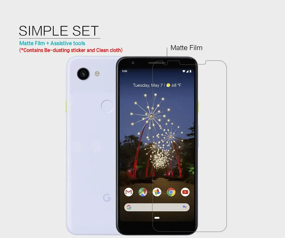 2 шт./лот суперпрозрачная Защитная пленка NILLKIN для Google pixel 3a с защитой от