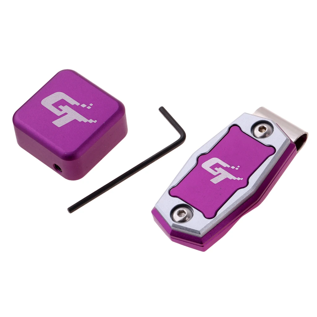 

2Pieces Billiard Magnetic Pool Cue Chalk Holder with Belt Clip Pool Stick Precision Tool Accessories