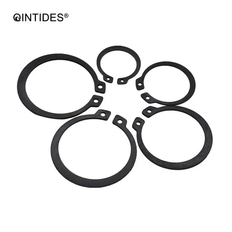 Qinstindes M3-M40 стопорные кольца для вала типа А 65 из марганцевой стали, стопорное кольцо подшипника, стопорное кольцо M8 M12 M20 M30 M36