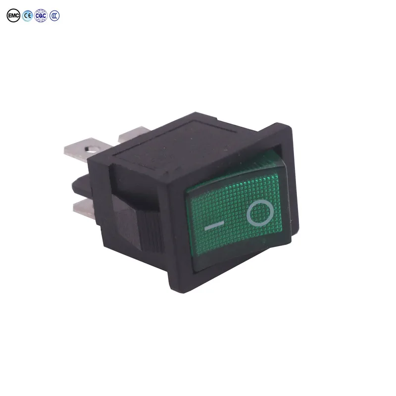 Переключатель оптовая продажа 10 шт. 20*15*25 мм вкл/выкл черный клавишный